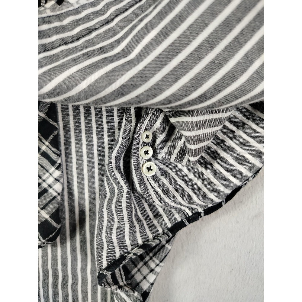 Ralph Lauren Shirt Mens XL Black Gray Plaid Long Sleeve Button Down Preppy - Picture 6 of 10